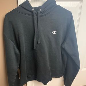 Champion Cropped Hoodie Size Large